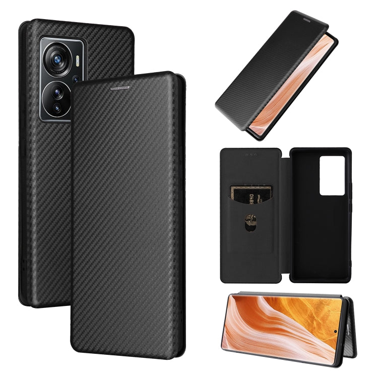 For ZTE Axon 40 Pro Carbon Fiber Texture Leather Phone Case