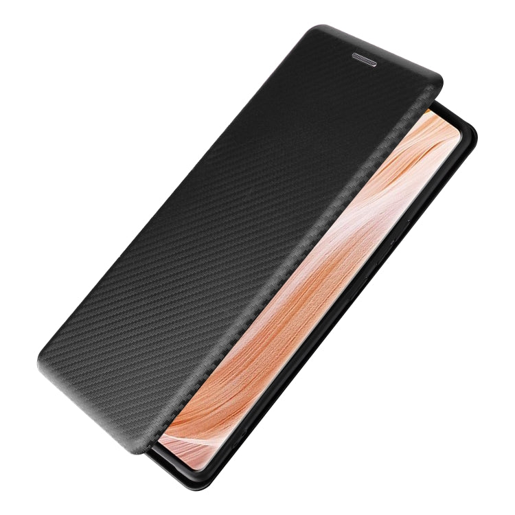 For ZTE Axon 40 Pro Carbon Fiber Texture Leather Phone Case