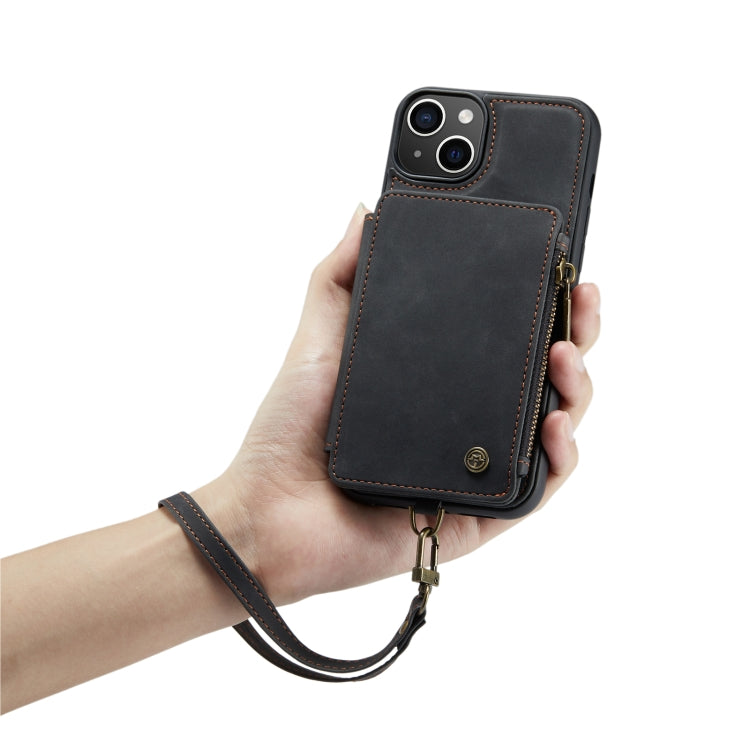 For iPhone 14 CaseMe C20 Multifunctional Leather Phone Case
