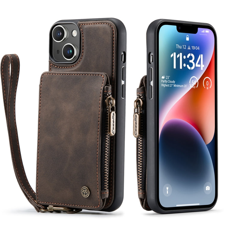 For iPhone 14 CaseMe C20 Multifunctional Leather Phone Case
