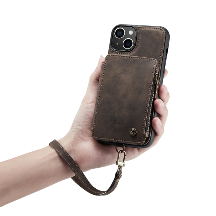For iPhone 14 CaseMe C20 Multifunctional Leather Phone Case