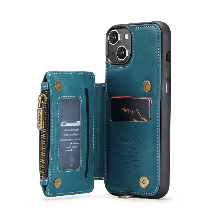 For iPhone 14 CaseMe C20 Multifunctional Leather Phone Case