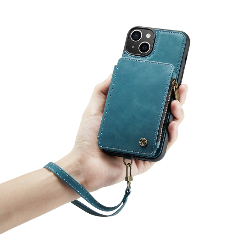 For iPhone 14 CaseMe C20 Multifunctional Leather Phone Case
