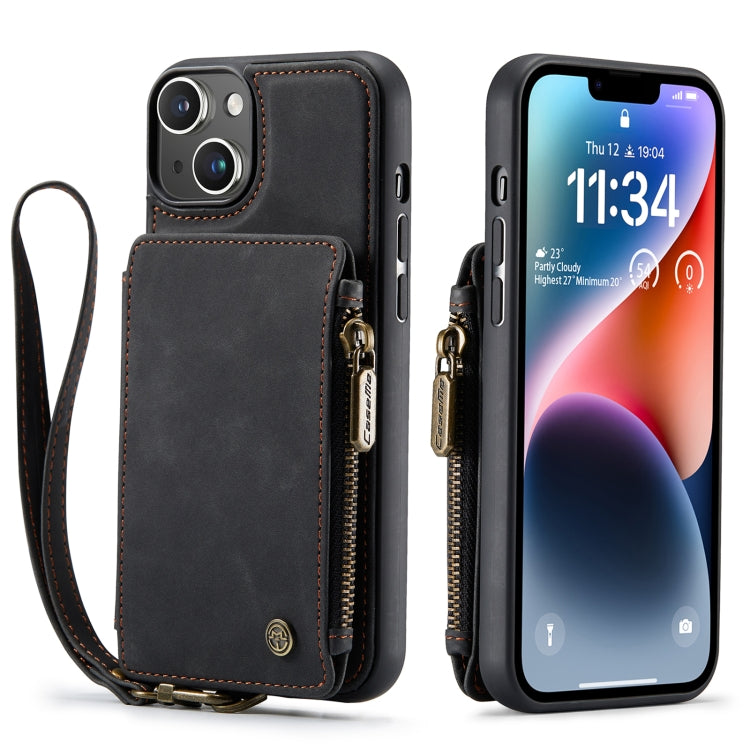 For iPhone 14 Plus CaseMe C20 Multifunctional Leather Phone Case