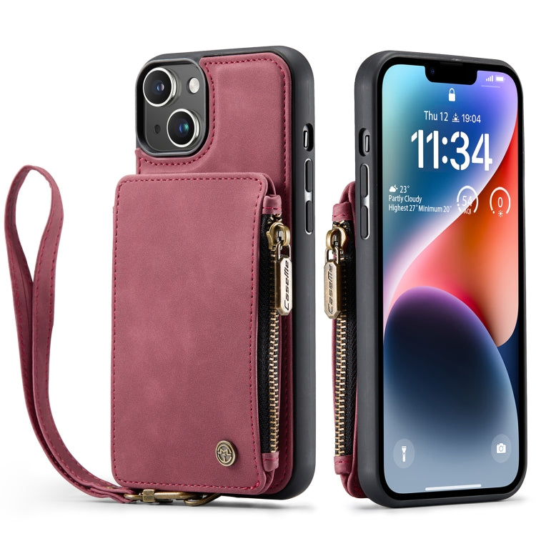 For iPhone 14 Plus CaseMe C20 Multifunctional Leather Phone Case