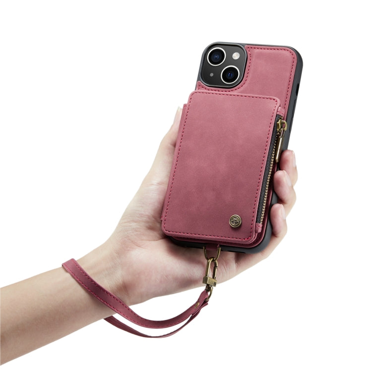 For iPhone 14 Plus CaseMe C20 Multifunctional Leather Phone Case