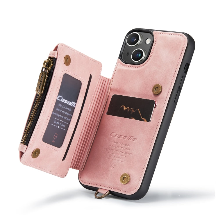 For iPhone 14 Plus CaseMe C20 Multifunctional Leather Phone Case