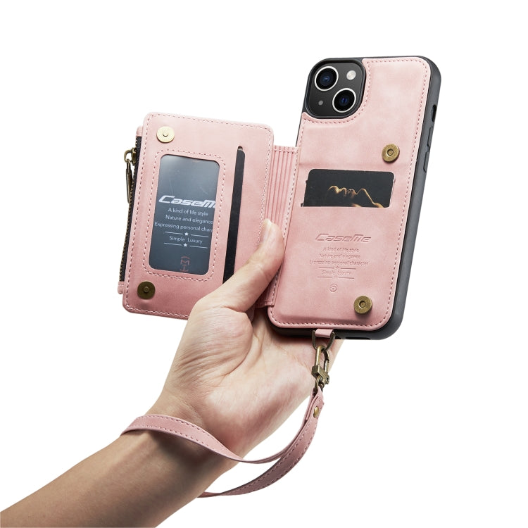 For iPhone 14 Plus CaseMe C20 Multifunctional Leather Phone Case