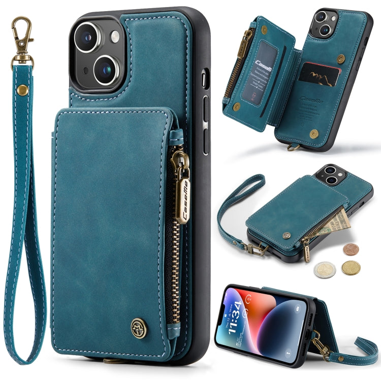 For iPhone 14 Plus CaseMe C20 Multifunctional Leather Phone Case
