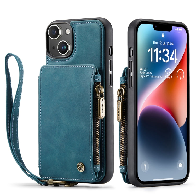 For iPhone 14 Plus CaseMe C20 Multifunctional Leather Phone Case