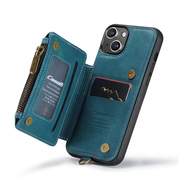 For iPhone 14 Plus CaseMe C20 Multifunctional Leather Phone Case