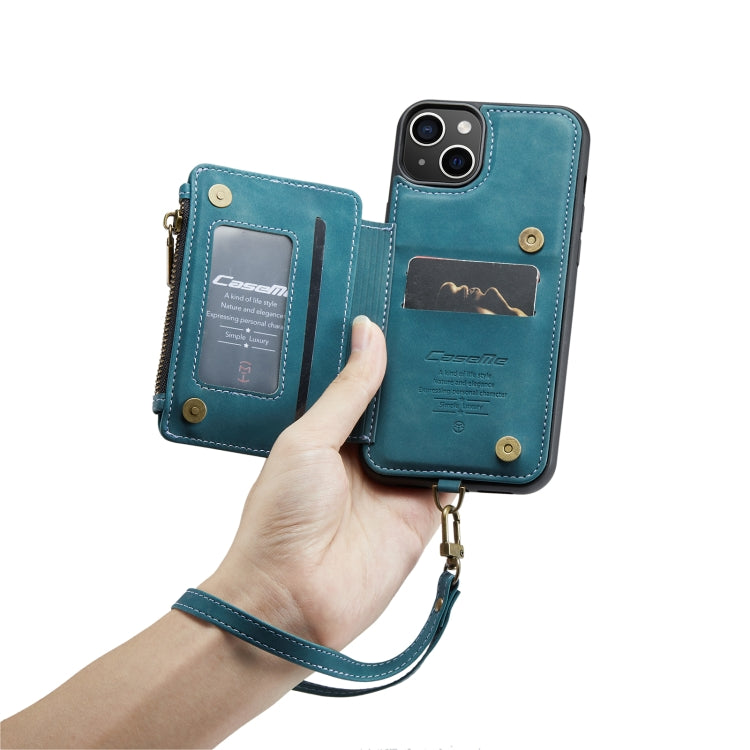 For iPhone 14 Plus CaseMe C20 Multifunctional Leather Phone Case