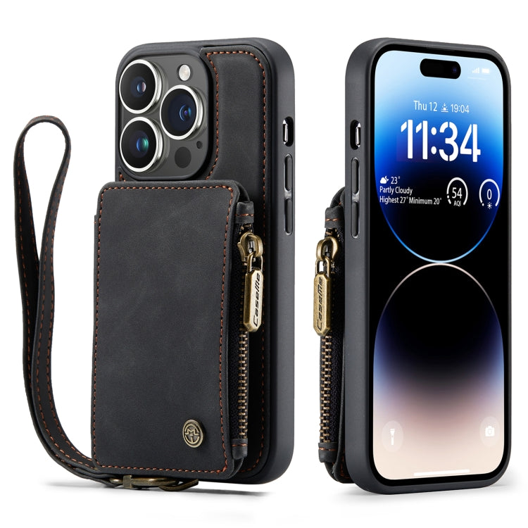 For iPhone 14 Pro CaseMe C20 Multifunctional Leather Phone Case