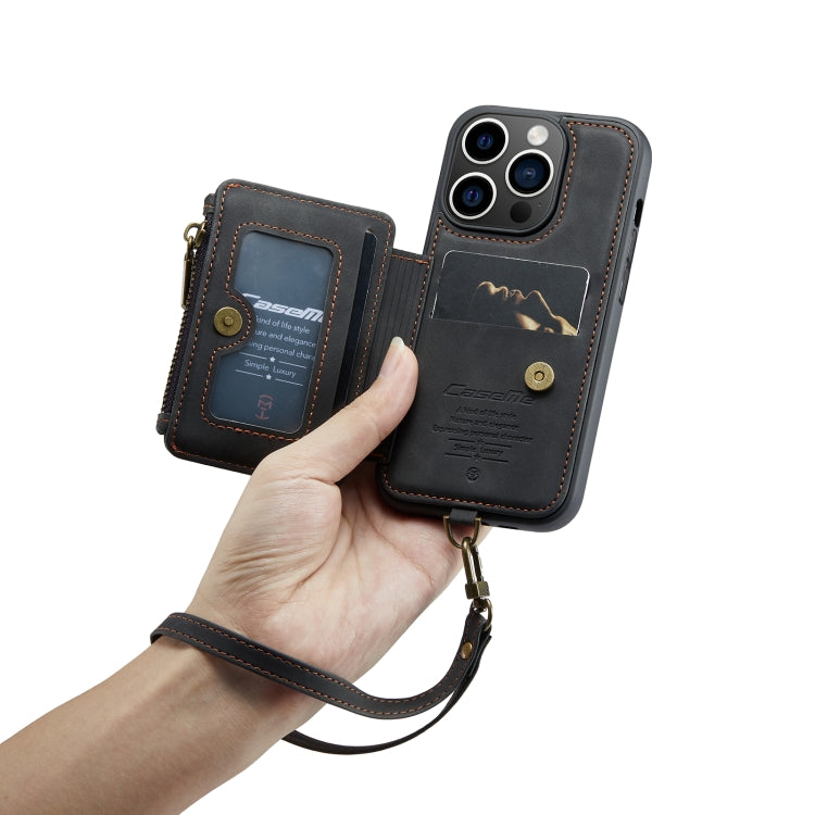 For iPhone 14 Pro CaseMe C20 Multifunctional Leather Phone Case