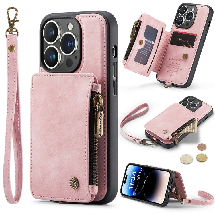 For iPhone 14 Pro CaseMe C20 Multifunctional Leather Phone Case