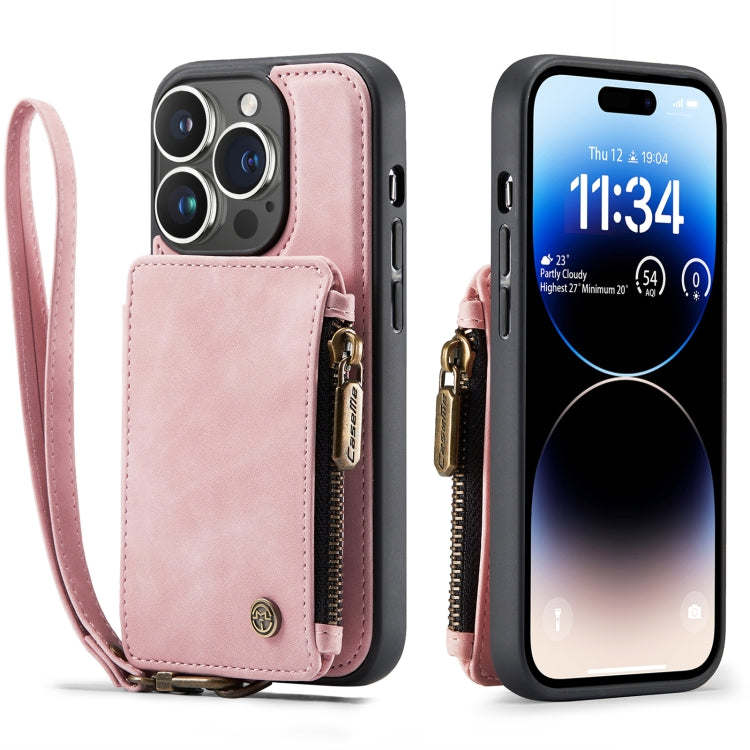 For iPhone 14 Pro CaseMe C20 Multifunctional Leather Phone Case