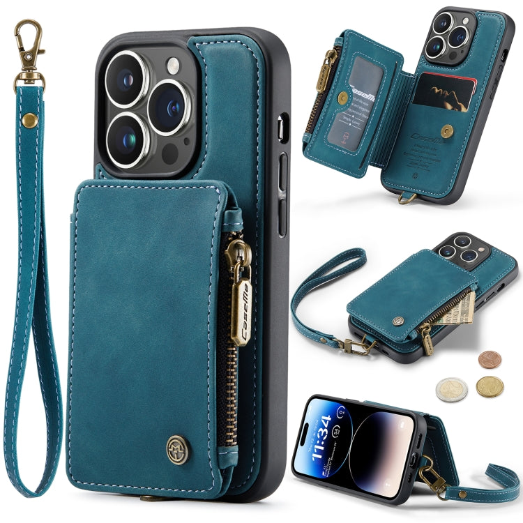For iPhone 14 Pro CaseMe C20 Multifunctional Leather Phone Case