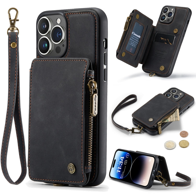 For iPhone 14 Pro Max CaseMe C20 Multifunctional Leather Phone Case