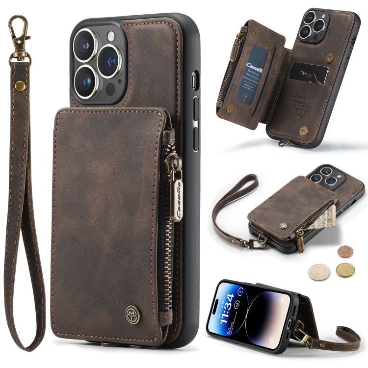 For iPhone 14 Pro Max CaseMe C20 Multifunctional Leather Phone Case