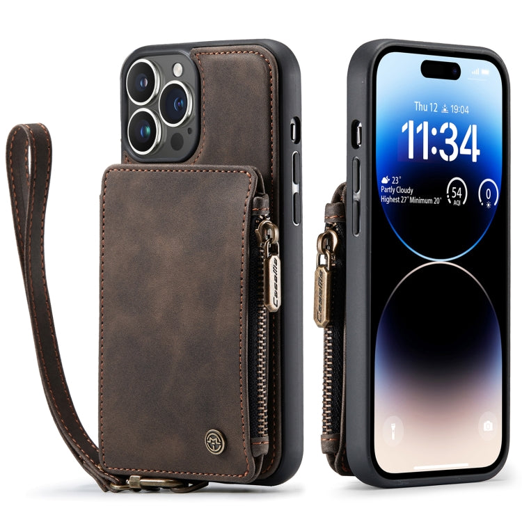 For iPhone 14 Pro Max CaseMe C20 Multifunctional Leather Phone Case