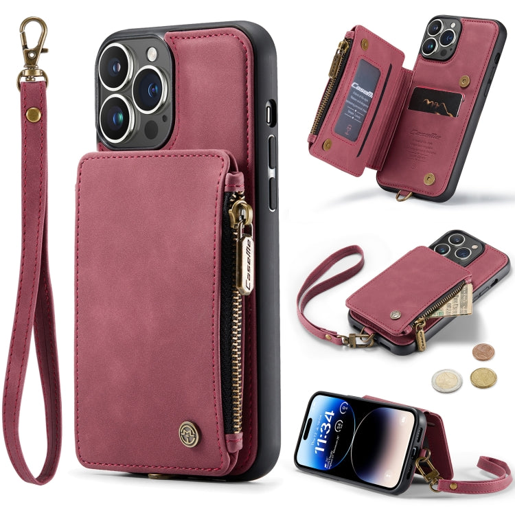 For iPhone 14 Pro Max CaseMe C20 Multifunctional Leather Phone Case