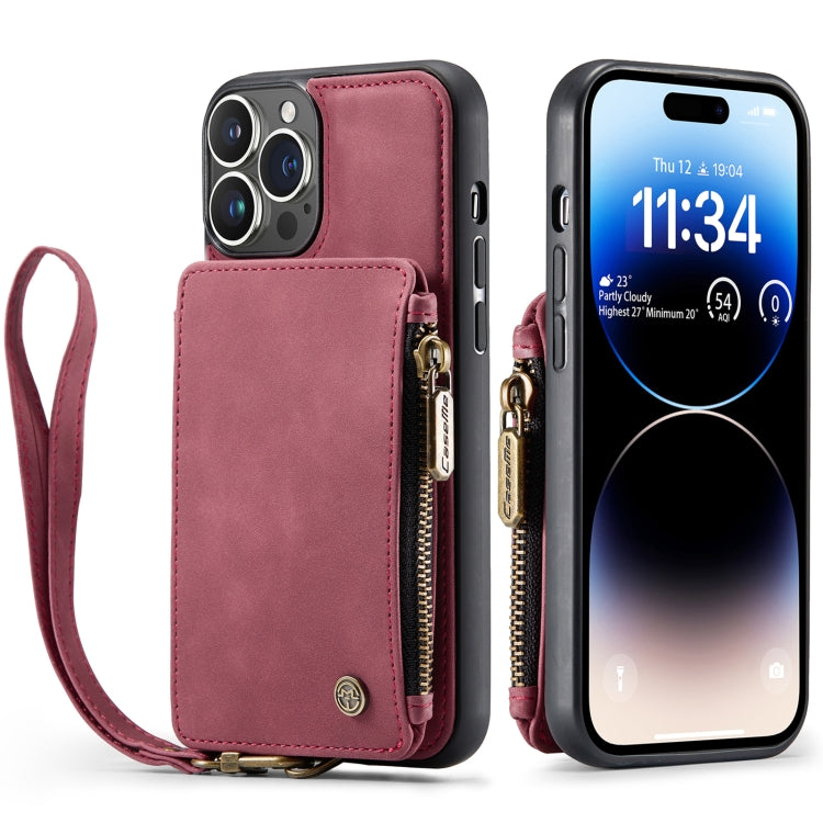 For iPhone 14 Pro Max CaseMe C20 Multifunctional Leather Phone Case