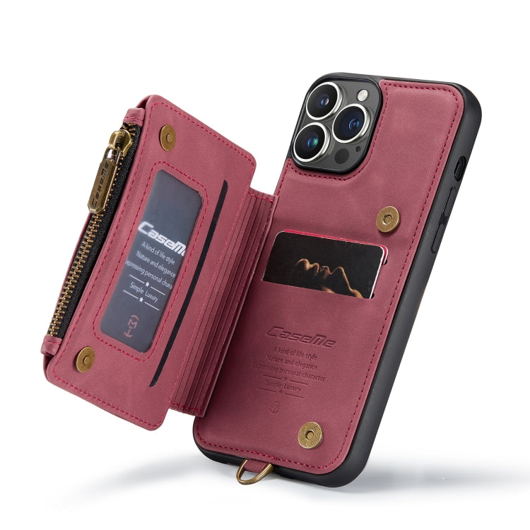 For iPhone 14 Pro Max CaseMe C20 Multifunctional Leather Phone Case