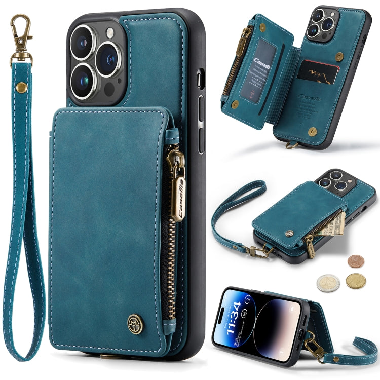 For iPhone 14 Pro Max CaseMe C20 Multifunctional Leather Phone Case
