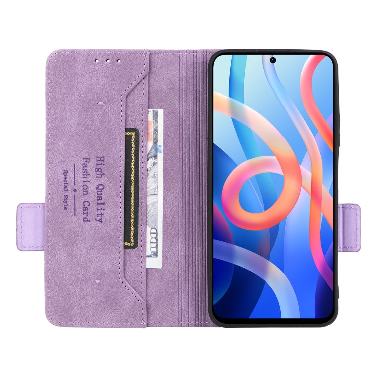 For Xiaomi Redmi Note 11S / Poco M4 Pro 5G Magnetic Clasp Flip Leather Phone Case