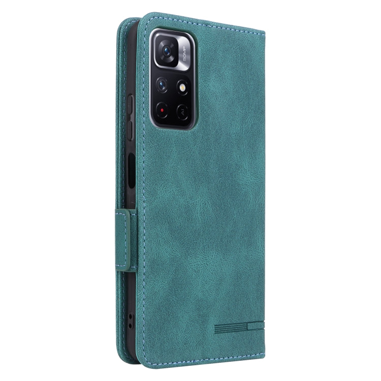 For Xiaomi Redmi Note 11S / Poco M4 Pro 5G Magnetic Clasp Flip Leather Phone Case