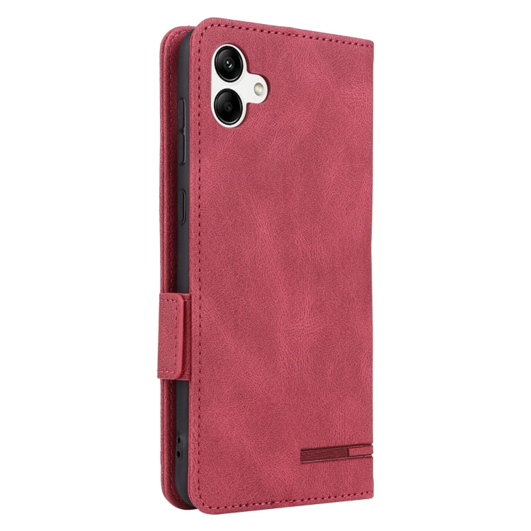 For Samsung Galaxy A04 4G Magnetic Clasp Flip Leather Phone Case