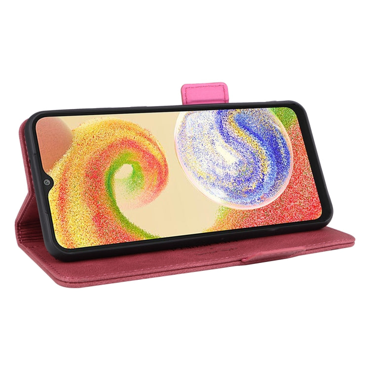 For Samsung Galaxy A04 4G Magnetic Clasp Flip Leather Phone Case
