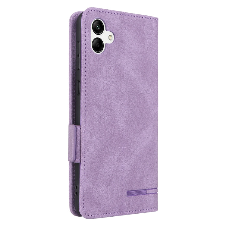 For Samsung Galaxy A04 4G Magnetic Clasp Flip Leather Phone Case