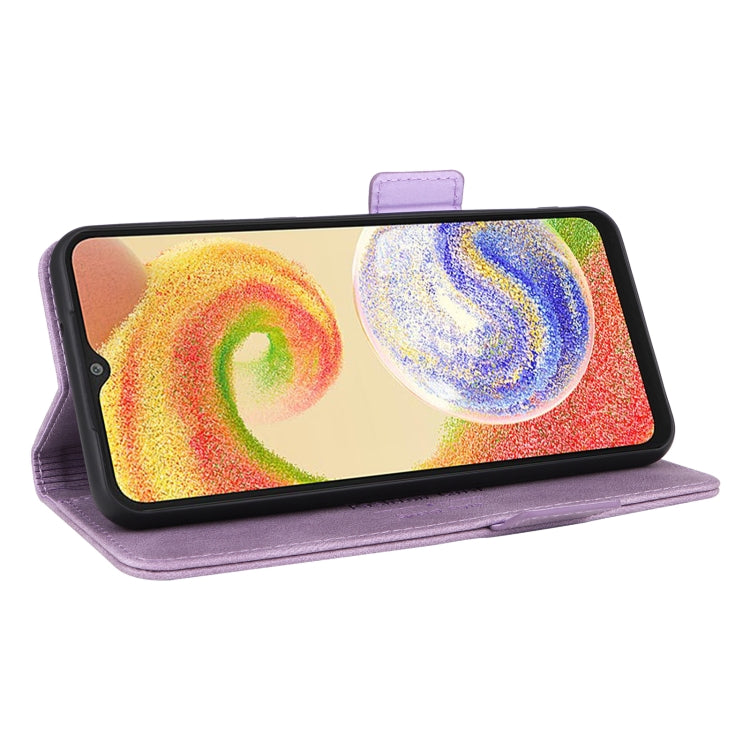 For Samsung Galaxy A04 4G Magnetic Clasp Flip Leather Phone Case