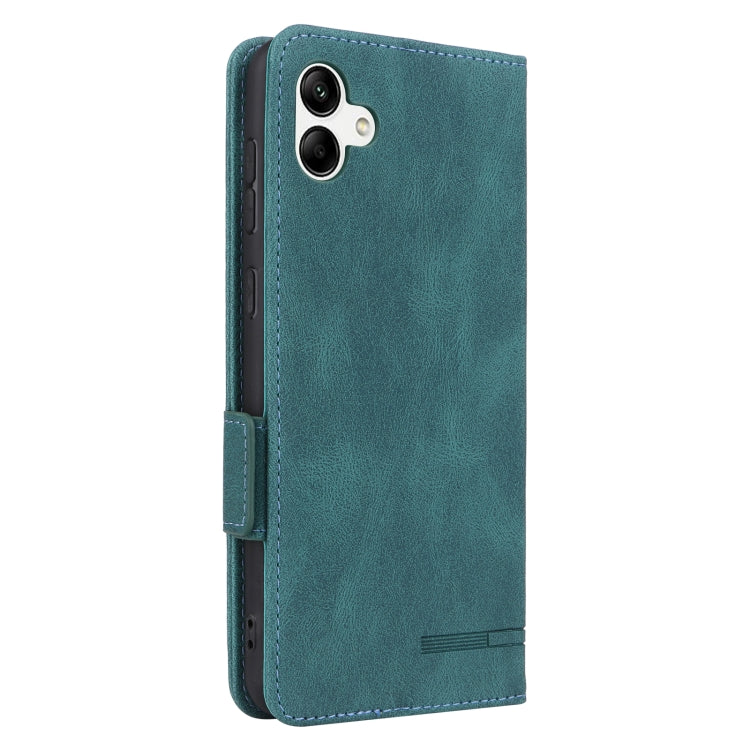 For Samsung Galaxy A04 4G Magnetic Clasp Flip Leather Phone Case