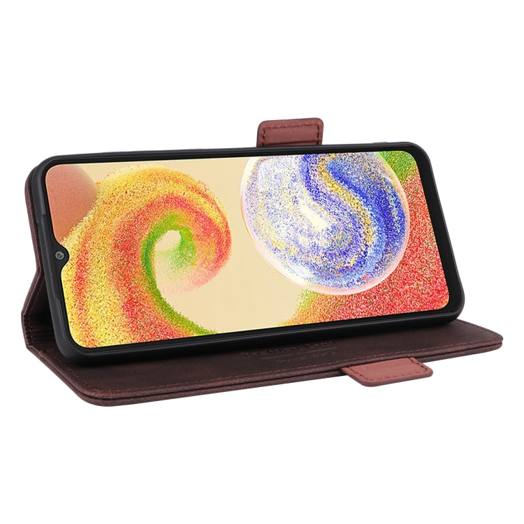 For Samsung Galaxy A04 4G Magnetic Clasp Flip Leather Phone Case