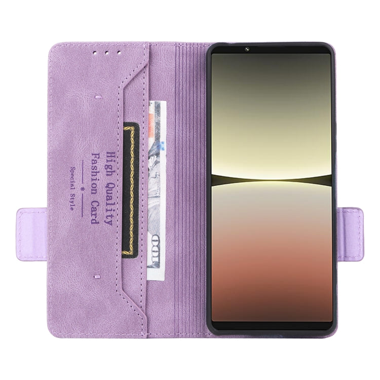 For Sony Xperia 5 IV Magnetic Clasp Flip Leather Phone Case