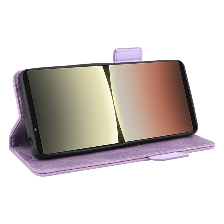 For Sony Xperia 5 IV Magnetic Clasp Flip Leather Phone Case