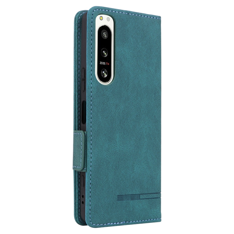 For Sony Xperia 5 IV Magnetic Clasp Flip Leather Phone Case