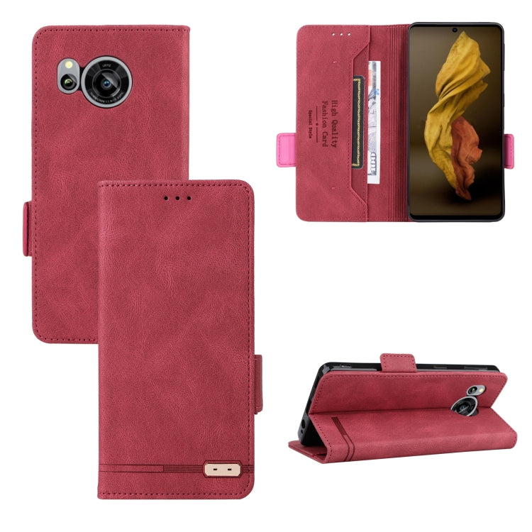 For Sharp Aquos Sense7 Plus Magnetic Clasp Flip Leather Phone Case