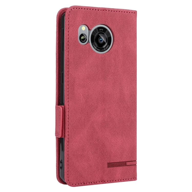 For Sharp Aquos Sense7 Plus Magnetic Clasp Flip Leather Phone Case
