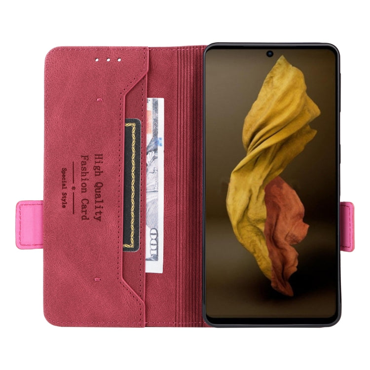 For Sharp Aquos Sense7 Plus Magnetic Clasp Flip Leather Phone Case