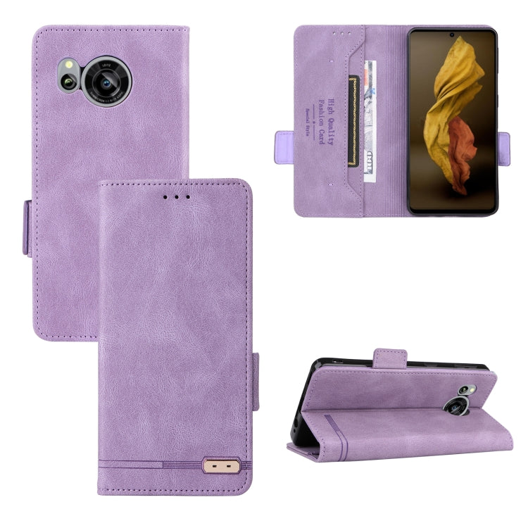 For Sharp Aquos Sense7 Plus Magnetic Clasp Flip Leather Phone Case