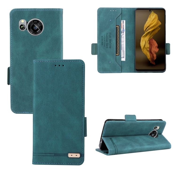 For Sharp Aquos Sense7 Plus Magnetic Clasp Flip Leather Phone Case