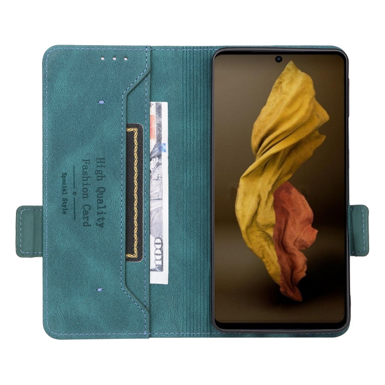 For Sharp Aquos Sense7 Plus Magnetic Clasp Flip Leather Phone Case