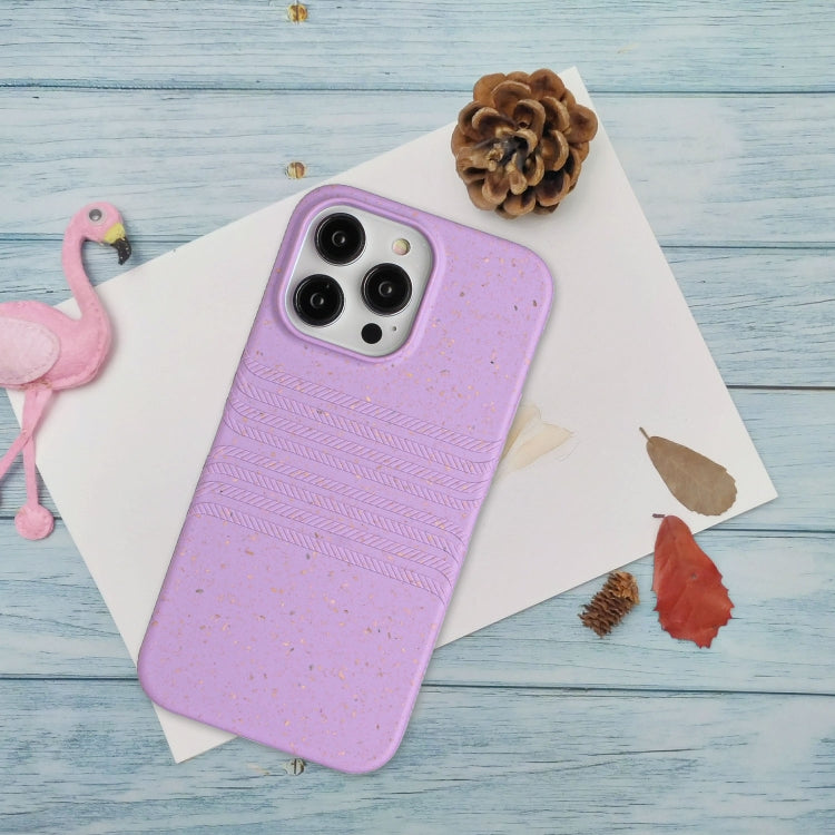 For iPhone 14 Pro Wheat Straw Material Degradable TPU Phone Case
