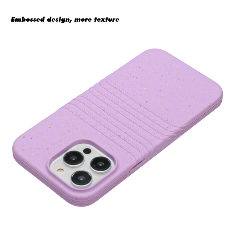 For iPhone 14 Pro Max Wheat Straw Material Degradable TPU Phone Case