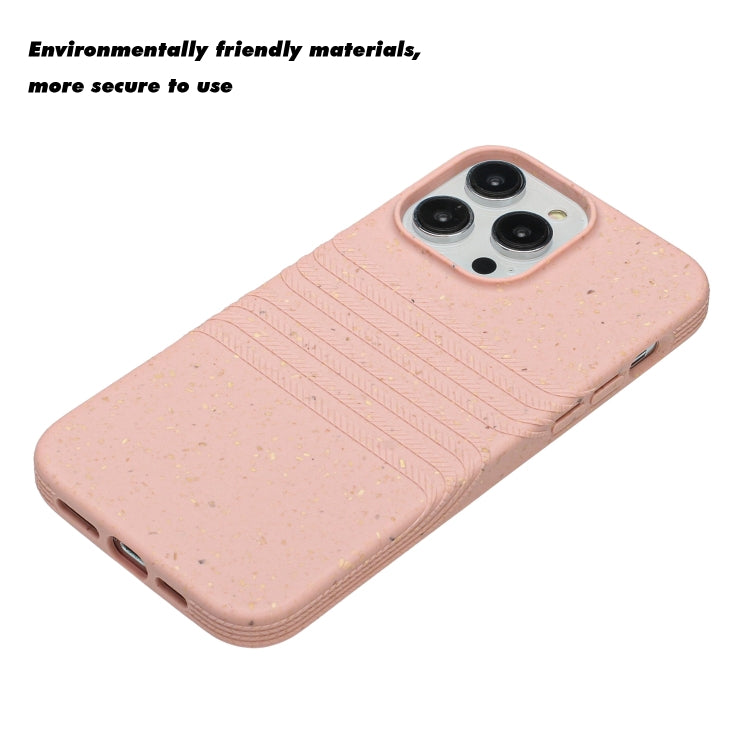 For iPhone 14 Pro Max Wheat Straw Material Degradable TPU Phone Case