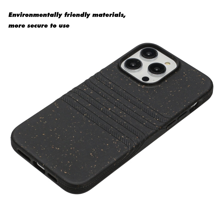 For iPhone 14 Pro Max Wheat Straw Material Degradable TPU Phone Case