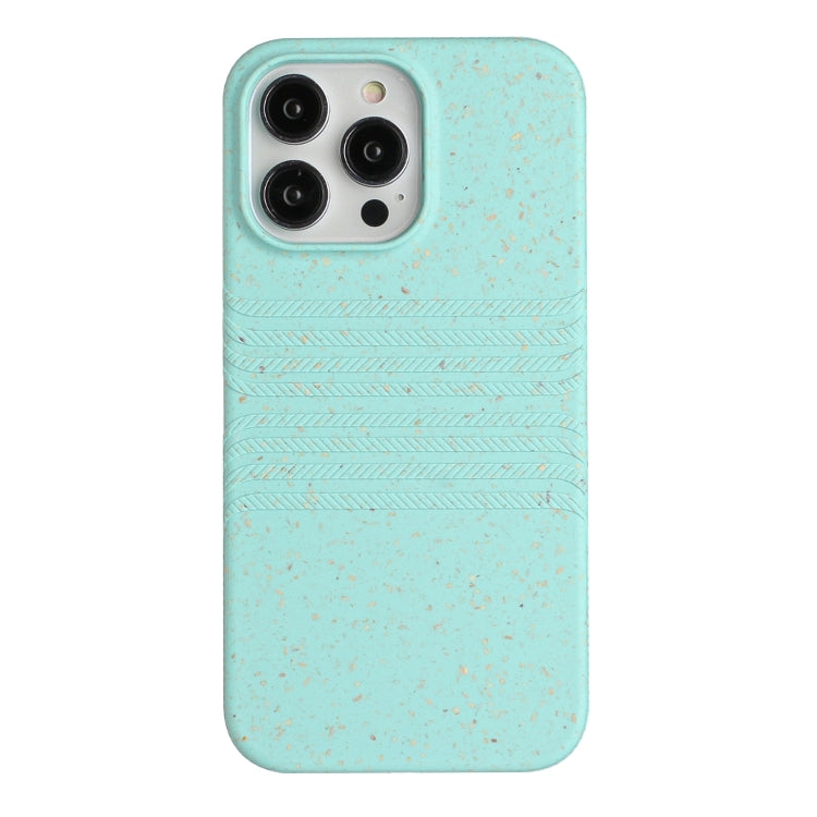 For iPhone 14 Pro Max Wheat Straw Material Degradable TPU Phone Case